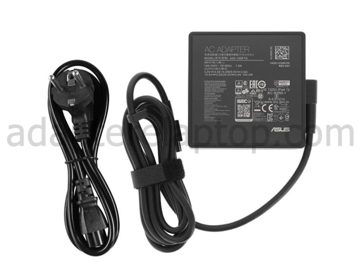 100W USB-C Acer Swift 3 OLED SF314-71-56C7 AC Adapter Lader + kabel - Trykk på bildet for å lukke