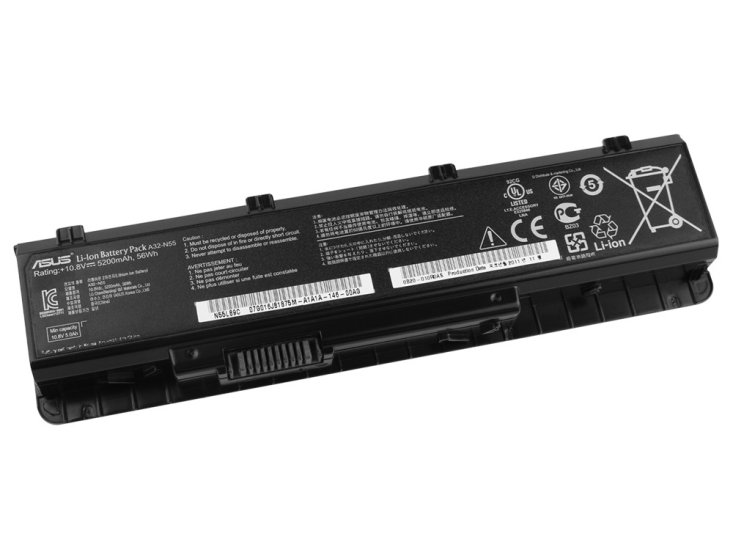 6 Celle Asus A31-N56 A32-N56 A33-N56 Batteri - Trykk på bildet for å lukke