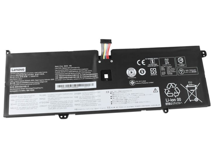 Original 7820mAh 60Wh 4 Celle Lenovo Yoga C940-14IIL Batteri - Trykk på bildet for å lukke