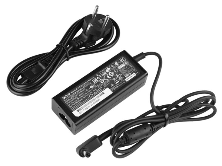 Original 45W AC Adapter Lader Acer ADP-45HE B - Trykk på bildet for å lukke