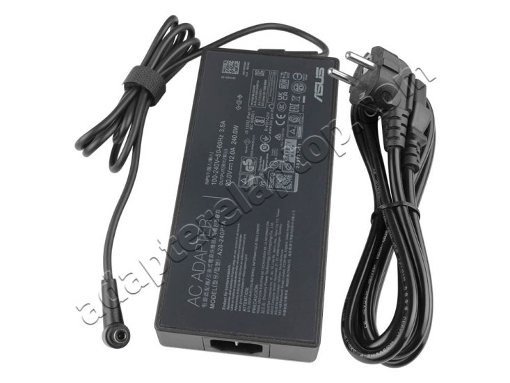 Original 240W Slim Asus NR2203RM AC Adapter Lader + kabel - Trykk på bildet for å lukke