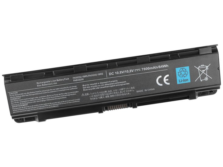 10.8V 7800mAh 84Wh Toshiba PA5023U-1BRS PA5024U-1BRS PA5025U-1BRS Batteri - Trykk på bildet for å lukke