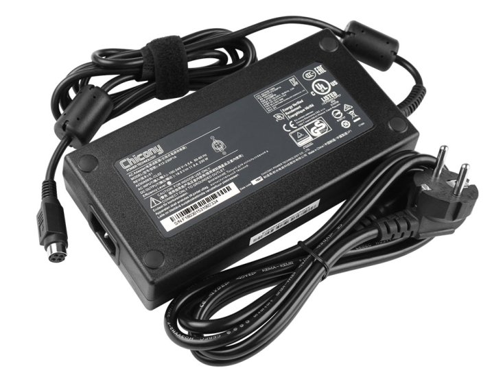 230W AC Adapter Lader Schenker XMG U505 - Trykk på bildet for å lukke