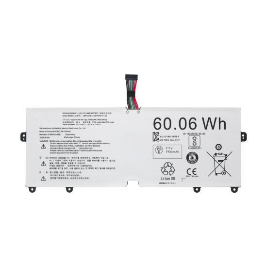 7.7V 7800mAh 60.06Wh Batteri till LG Gram 13Z970-A.AAS5U1 - Trykk på bildet for å lukke