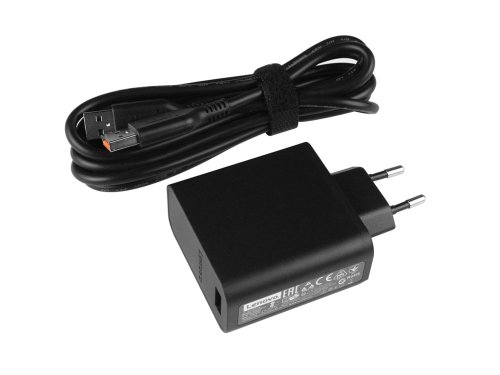 Original 40W Lenovo ADL40WDC ADL40WCG ADL40WLG AC Adapter Lader Mit USB Strømkabel