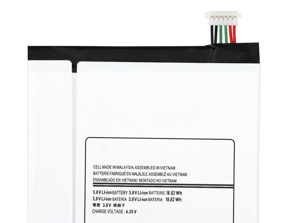 3.8V 4900mAh 18.62Wh Batteri till Samsung SM-T705Y