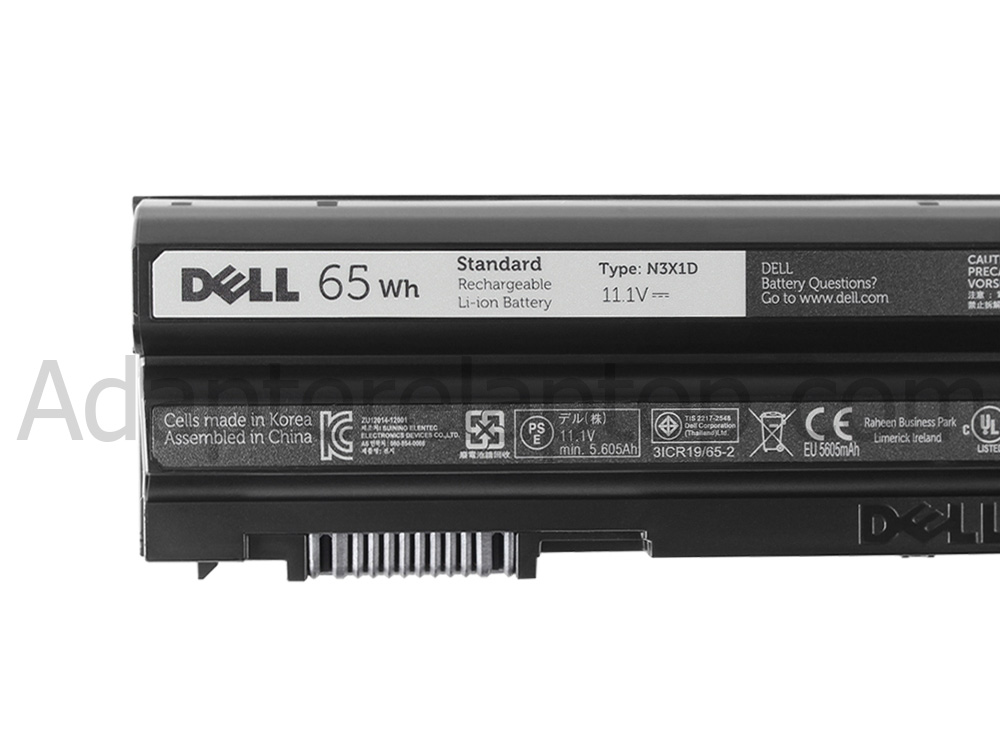 65Whr Dell Latitude E6540 E6440 E6440 ATG Batteri