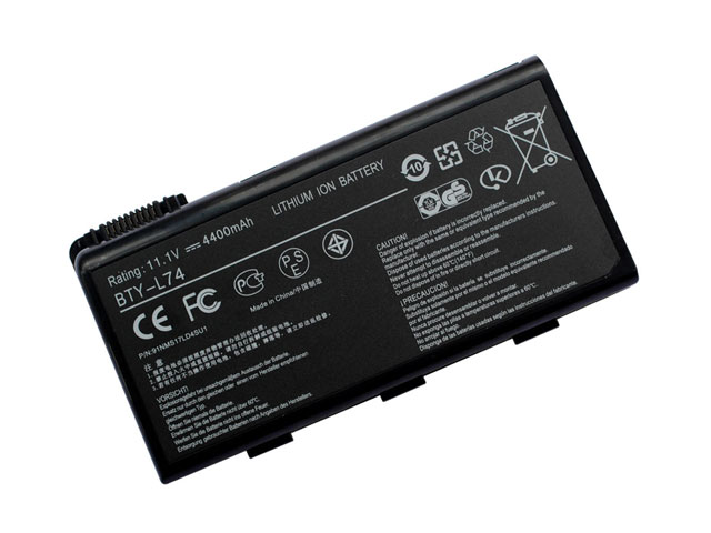 4400mAh 6 Celle MSI A6235 MS-168A Batteri - Trykk på bildet for å lukke