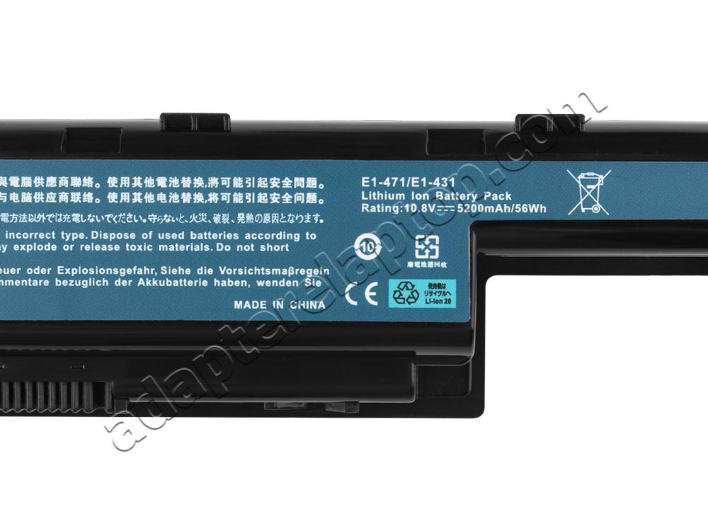 5200mAh Acer Aspire E1-731 E1-731G E1-731-4656 Batteri