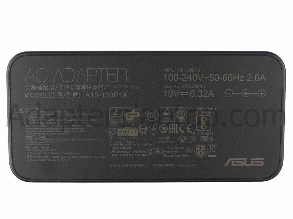 120W AC Adapter Lader Asus 0A001-00840000+ Gratis kabel