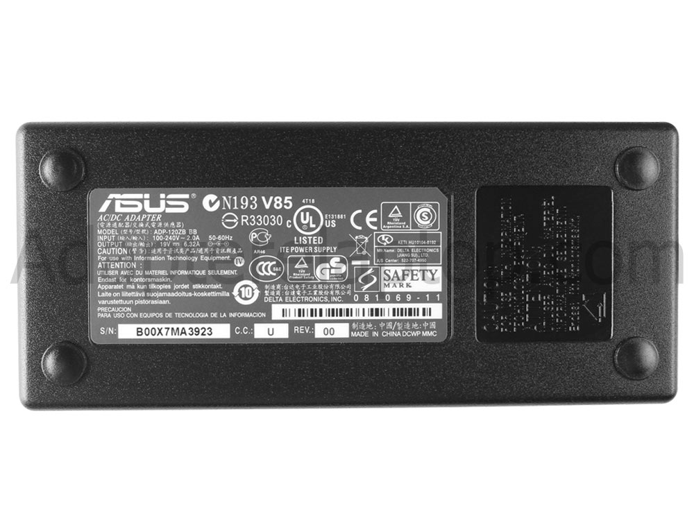 120W Asus Liteon PA-1121-28 Notebook AC Adapter Lader