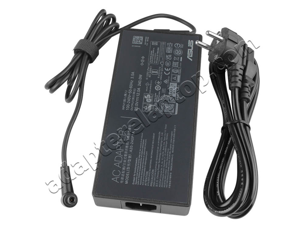 Original 240W Slim Asus ExpertBook B6 Flip B6602FC2 AC Adapter Lader + kabel