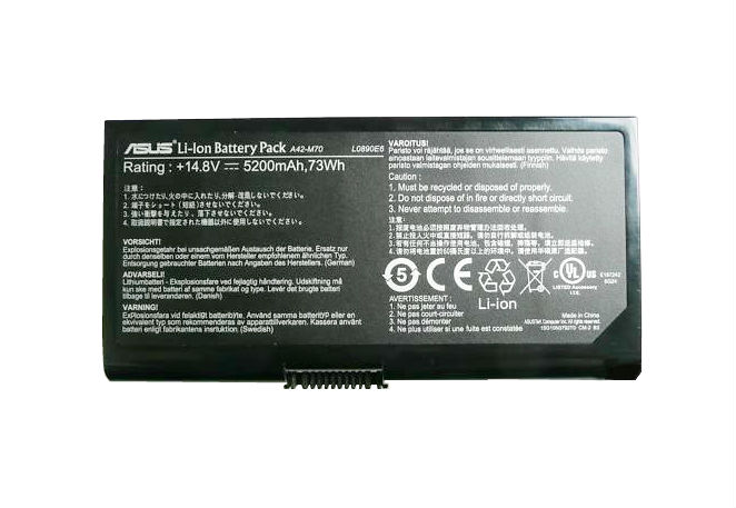 8 Celle Asus 70-NU51B2100PZ 70-NU51B2100Z 90-NFU1B1000Y Batteri - Trykk på bildet for å lukke