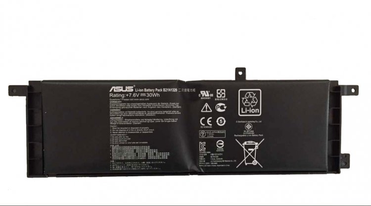 Original 30Whr Asus F553MA-HH24TQ F553MA-BING Batteri - Trykk på bildet for å lukke