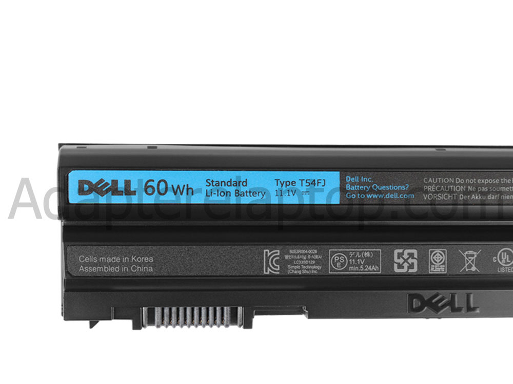 6 Celle Dell KFHT8 K2R82 NGXCJ R8R6F Batteri