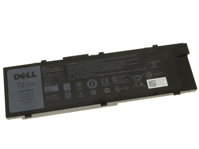 6 Celle 72Wh Dell Precision M7520 P53F P53F002 Batteri - Trykk på bildet for å lukke