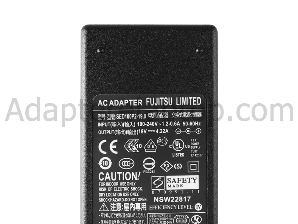 80W Fujitsu FPCAC62w FPCAC88 PA-1900-06 AC Adapter Lader