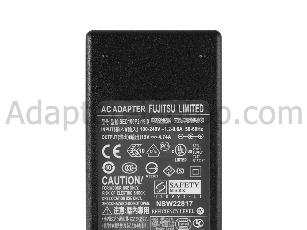 90W Fujitsu PA-1900-06 ADP-90SB AD FPCAC62w AC Adapter Lader