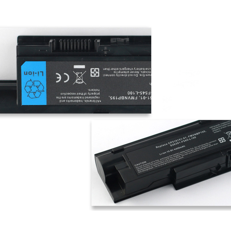 10.8V 4400mAh Batteri till Fujitsu LifeBook LH531