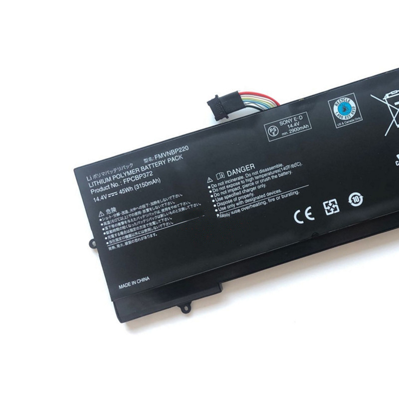 3150mAh 45Wh Batteri till Fujitsu FPCBPXXX