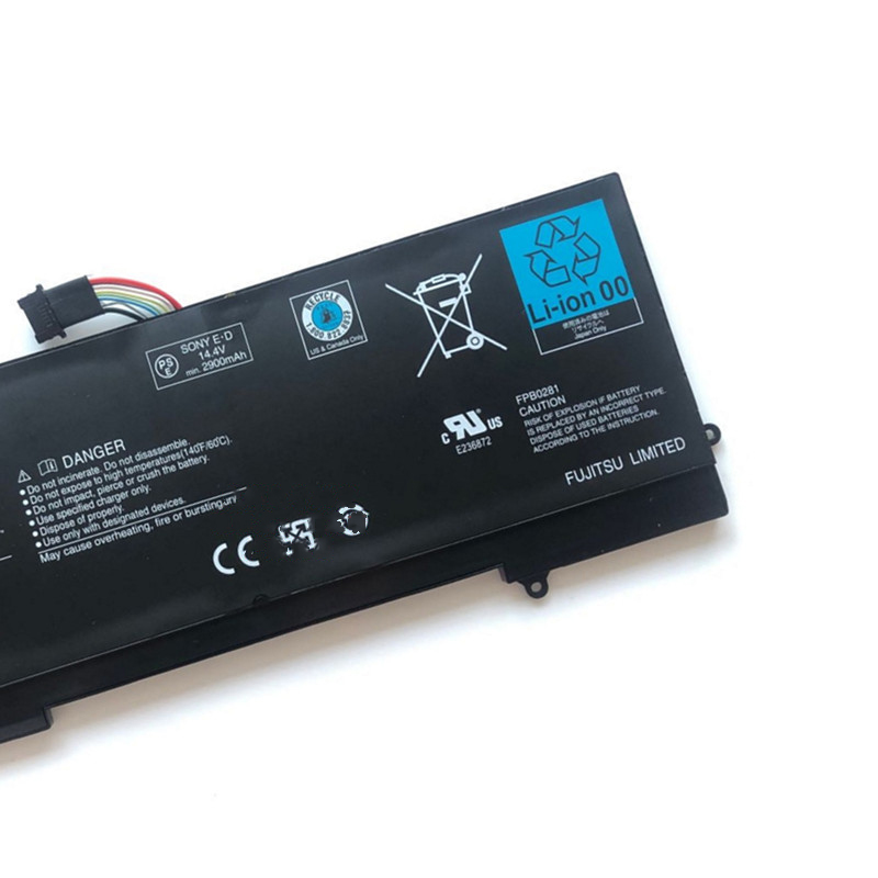 3150mAh 45Wh Batteri till Fujitsu FPCBPXXX