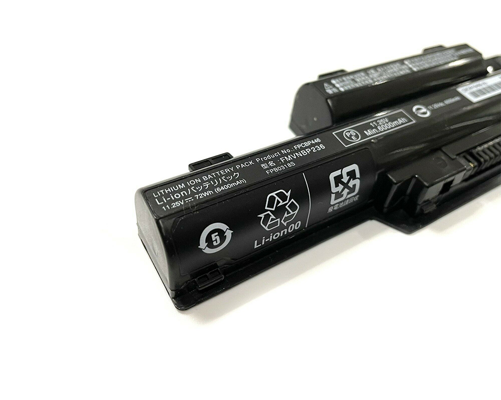 11.25V 6400mAh Batteri till Fujitsu CP702410-01