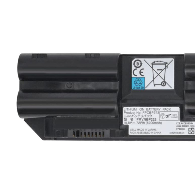 6 Celle Fujitsu FPCBP273 Batteri