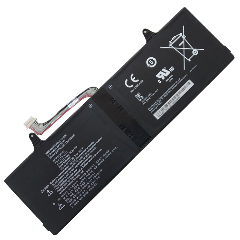 7.6V 3400mAh 25.84Wh Batteri till LG 15U340-E.BN37P1