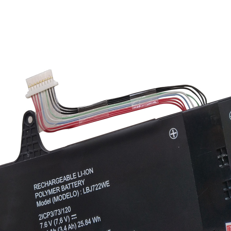 7.6V 3400mAh 25.84Wh Batteri till LG 15U340-E.BN37P1