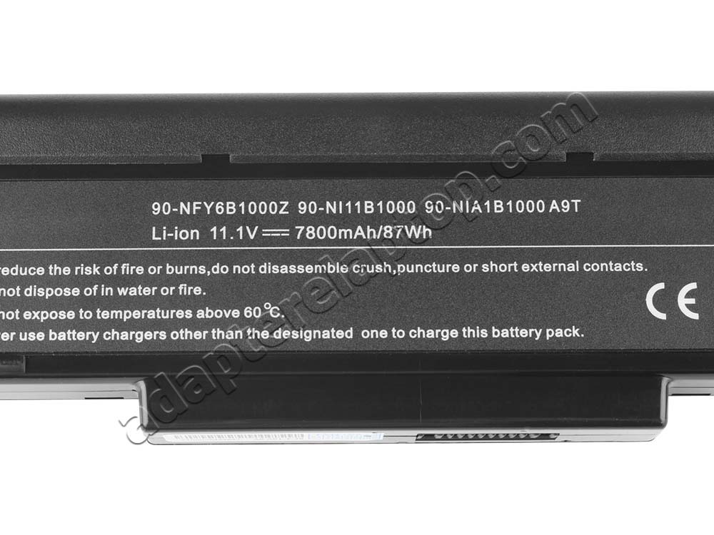 7200mAh 9 Celle MSI EX625 Batteri