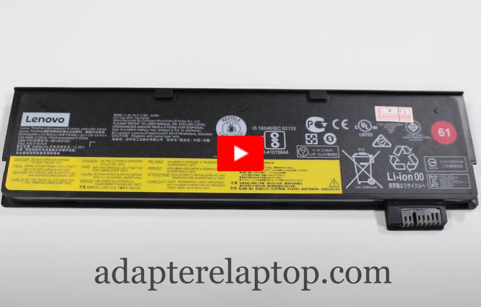 Original 2100mAh 24Wh 3 Celle Lenovo ThinkPad P52s 20LB Batteri