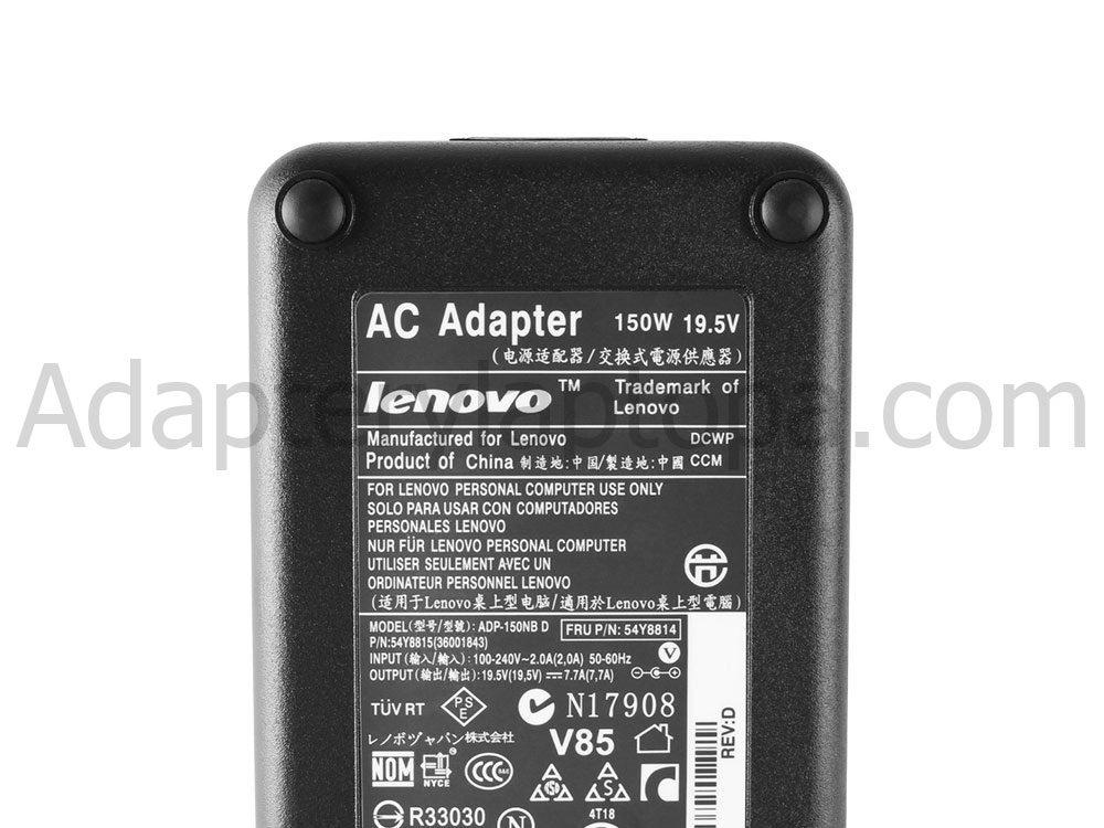 150W Lenovo ThinkCentre M93z 10AC000JUS AC Adapter Lader