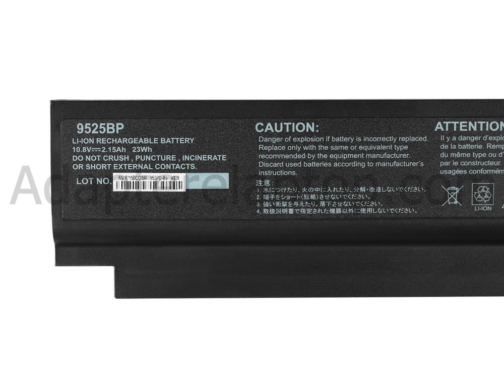 2150mAh 23Wh 3 Celle Medion Akoya E5217 MD 97439 MD97439 Batteri