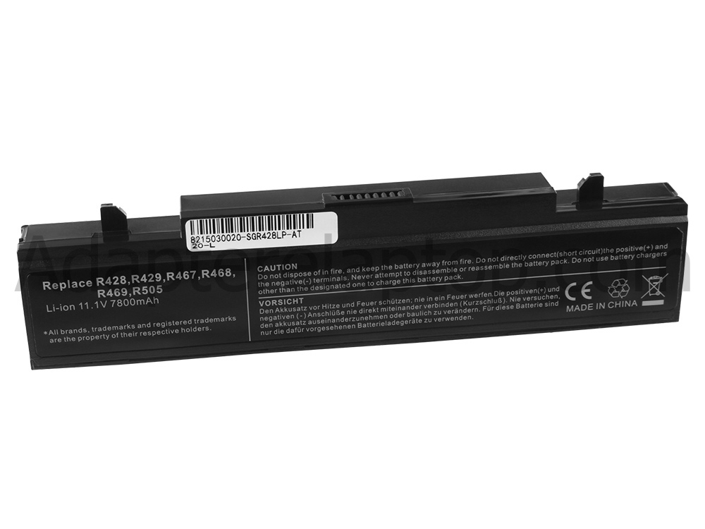 7800Mah Samsung NP-R520-JS01DE NP-R522-AS01DE Batteri