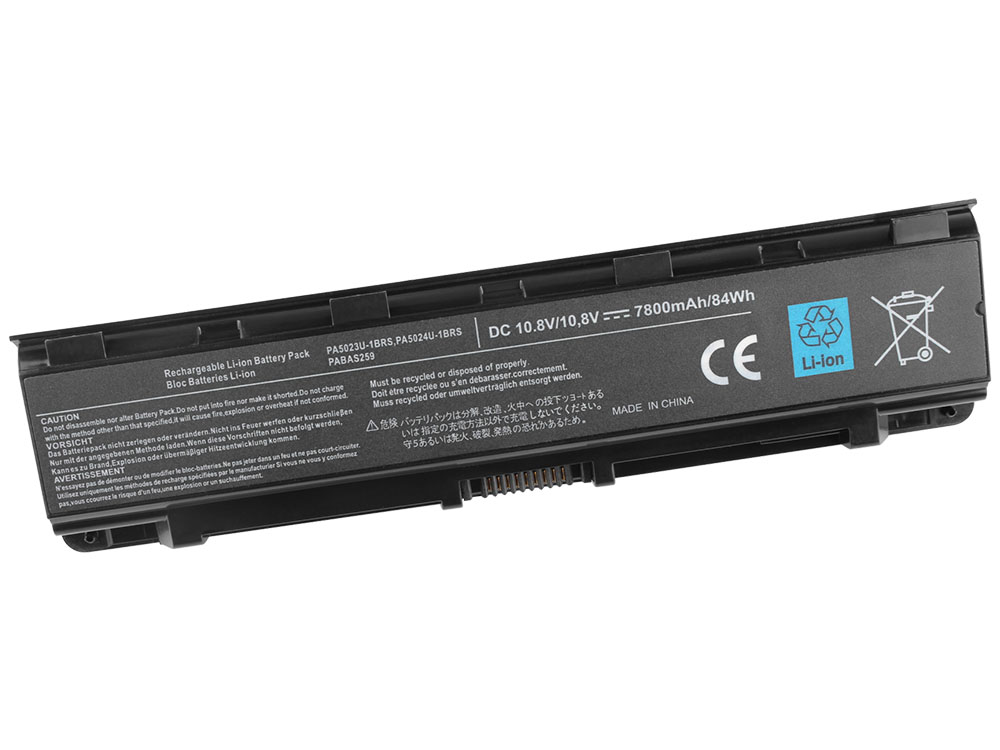 10.8V 7800mAh 84Wh Toshiba Satellite A50-A-10L A50-A-10X Batteri